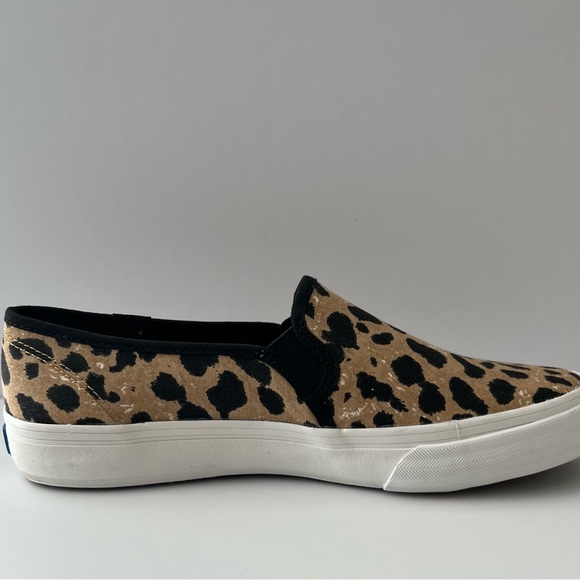 Keds Tan and Black Leopard Print Flats - Picture 6 of 15